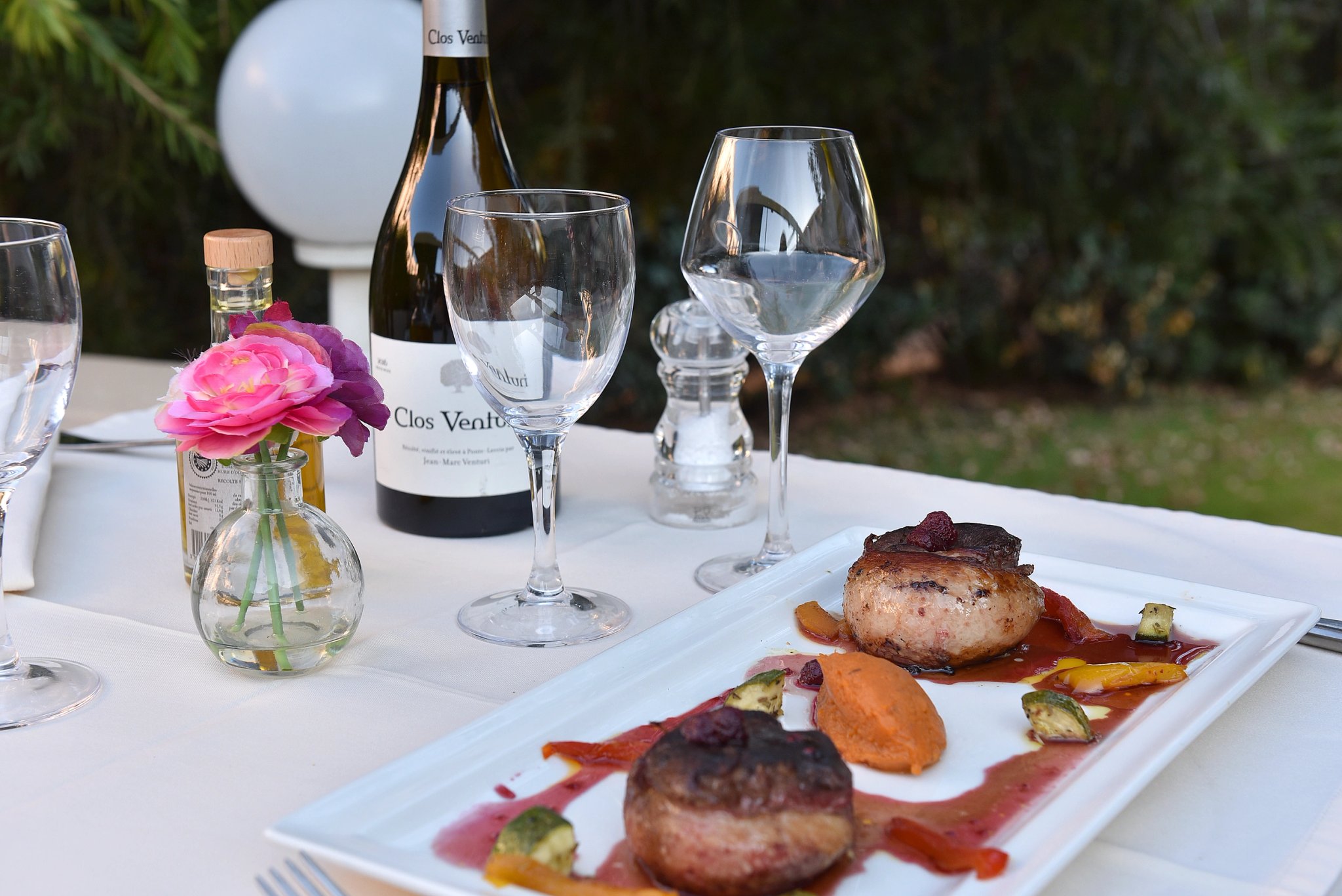 Cuisine du restaurant de l’hôtel 3 étoiles à Lucciana