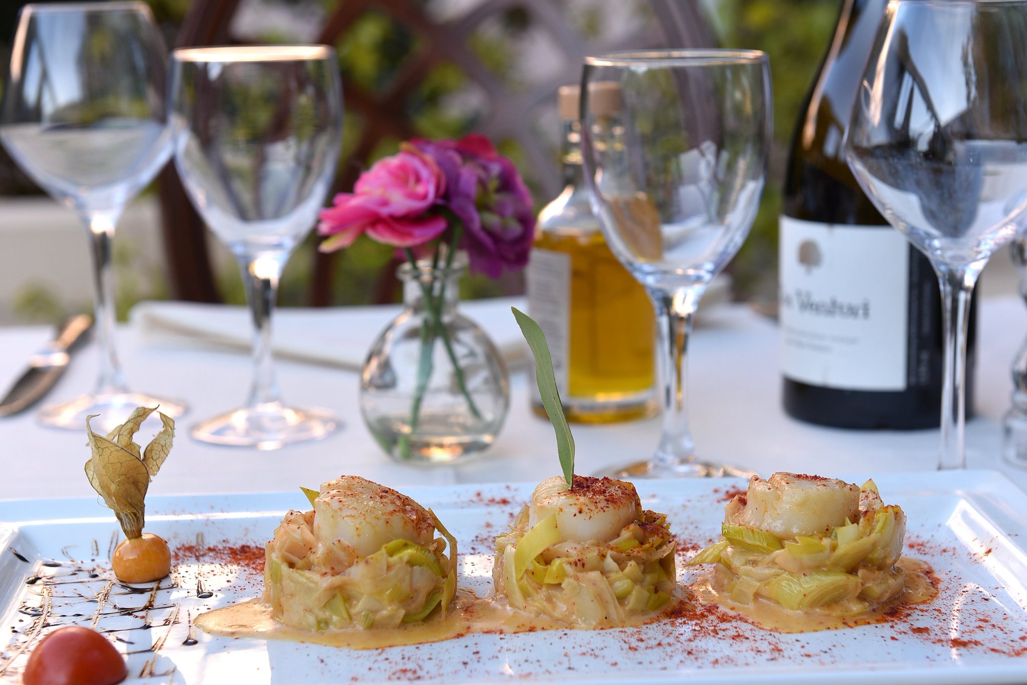 Plats du restaurant de l’hôtel 3 étoiles à Lucciana