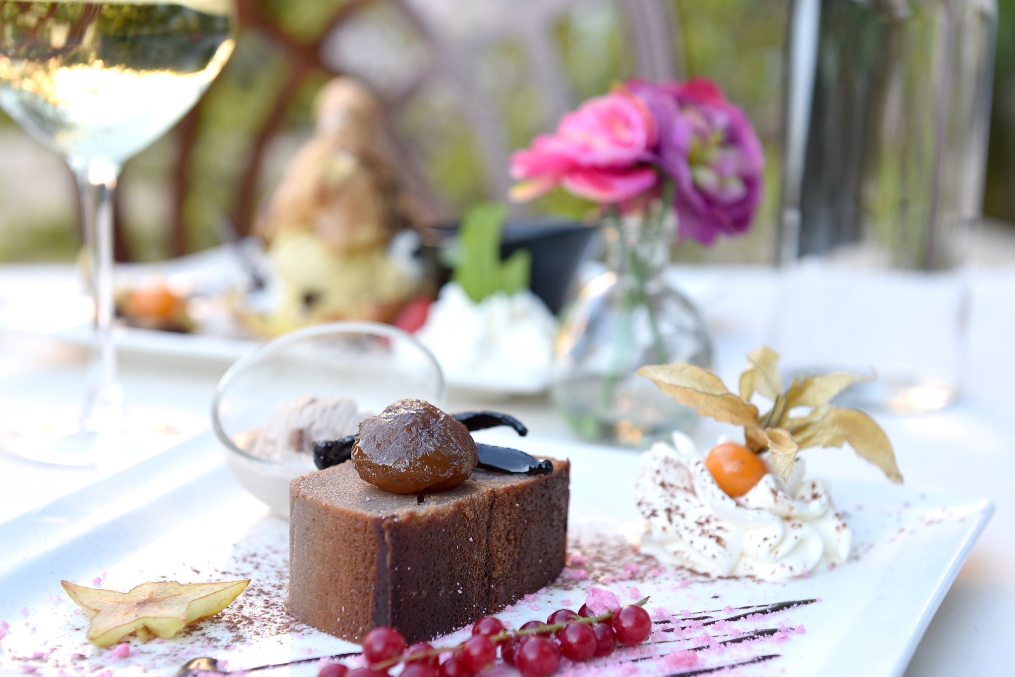 Dessert du restaurant de l’hôtel 3 étoiles à Lucciana