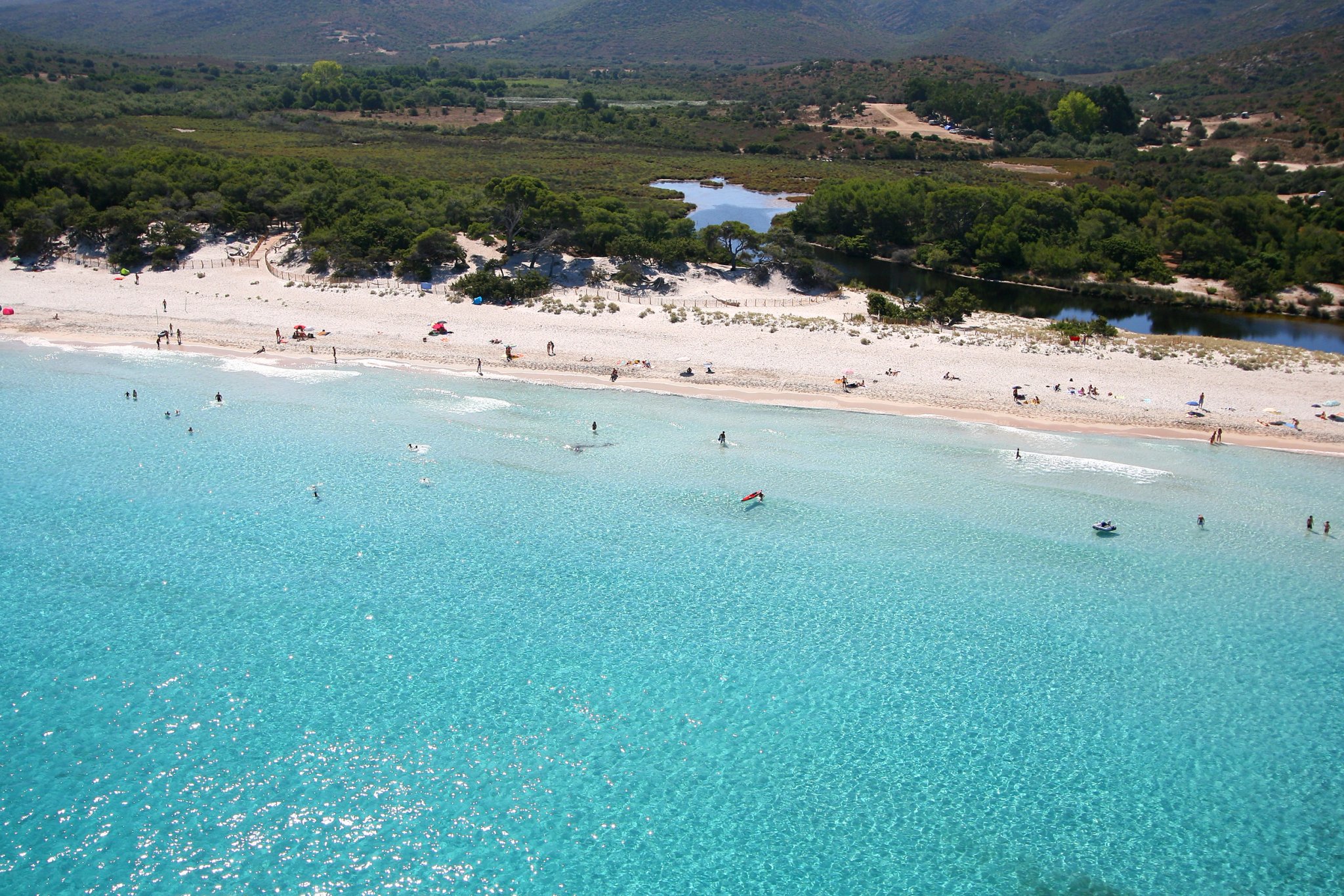 Plage de la Marana en Corse